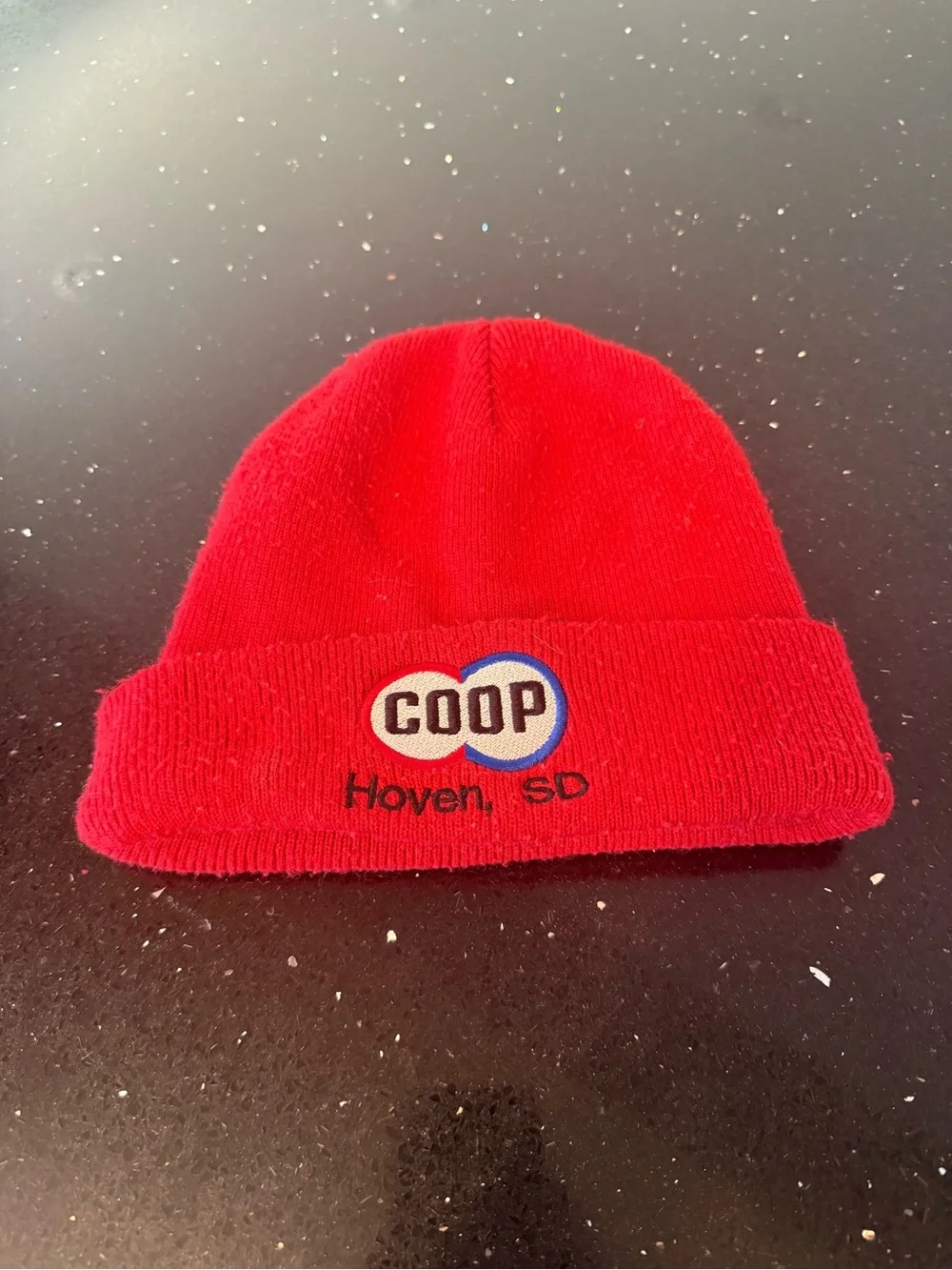 COOP Hoven South Dakota Red Knit Beanie